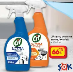 CİF SPREY ULTRA HIZ BANYO/MUTFAK 1 L